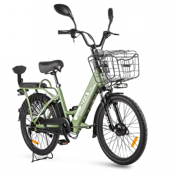 Электровелосипед Green City Gelbert ALFA 1 ST Темно-зеленый